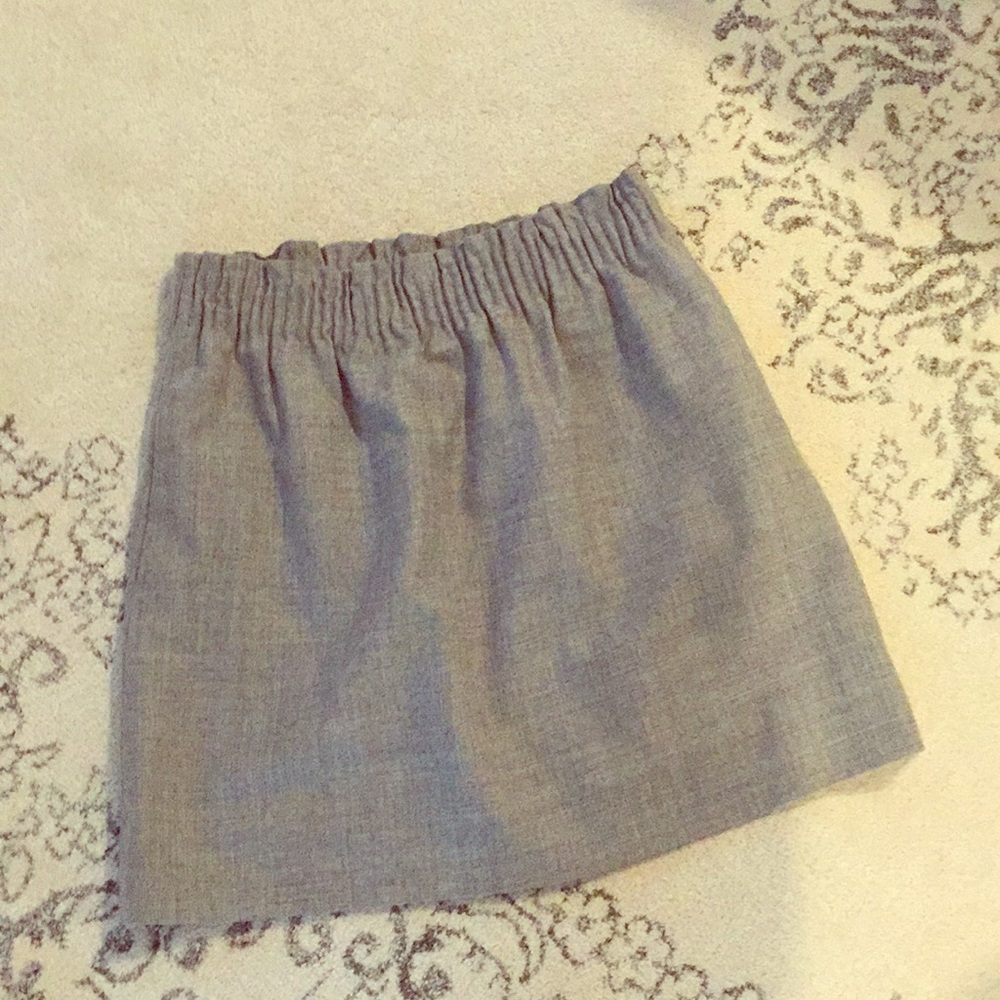 Grey Pocket skirt